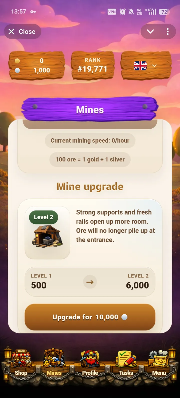 Golden Miner screenshot 2
