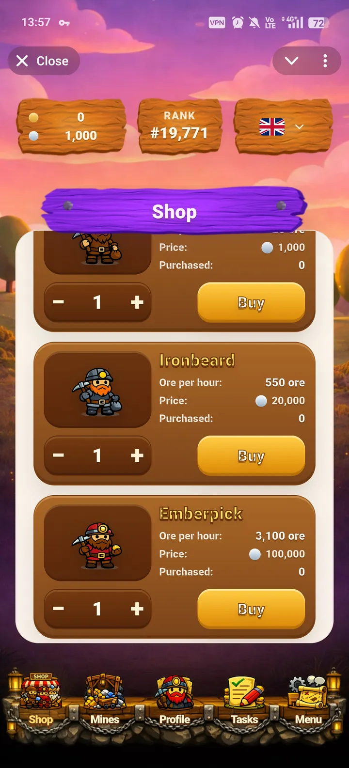 Golden Miner screenshot 3