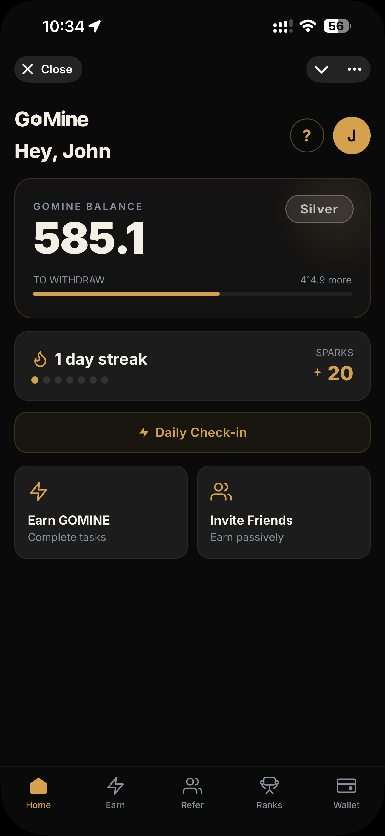 GoMine App screenshot 5