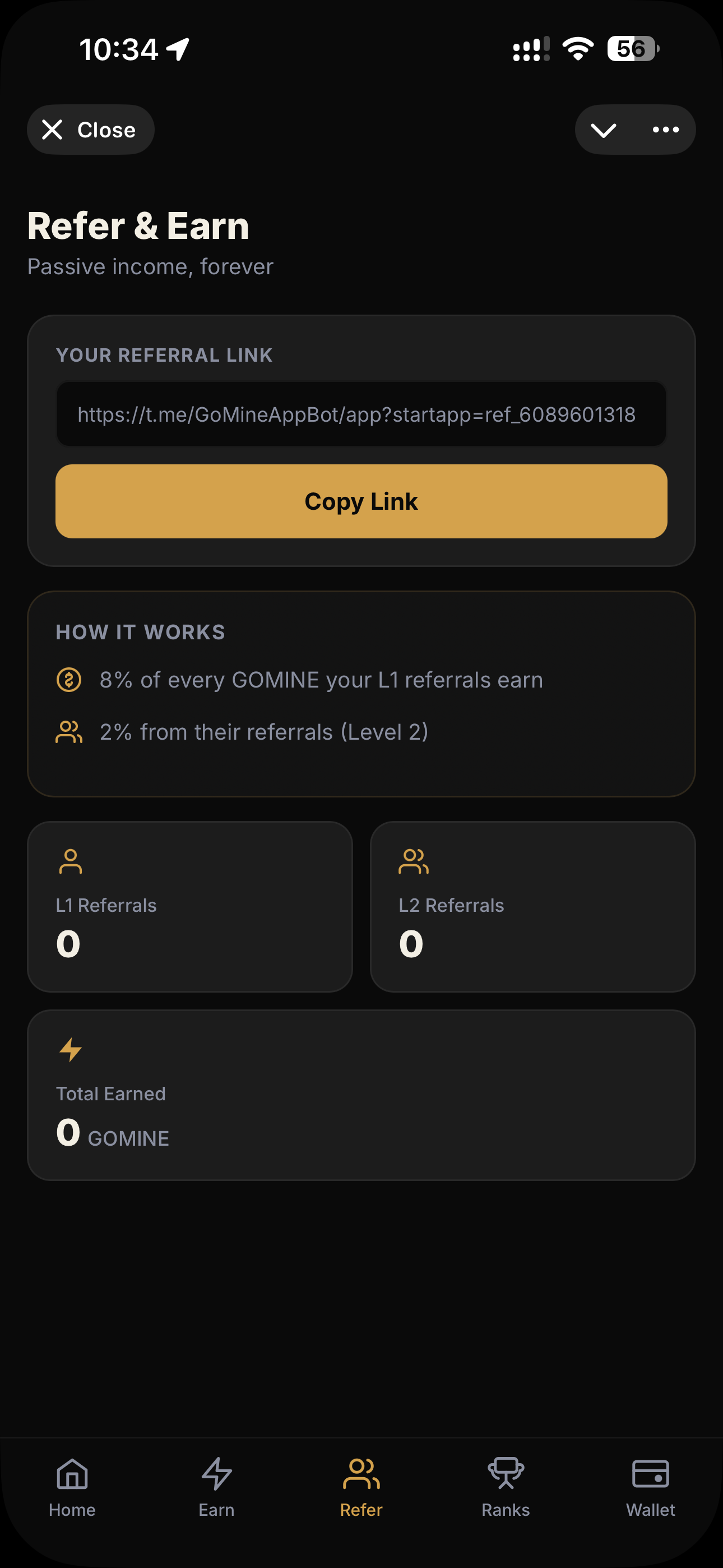GoMine App screenshot 4