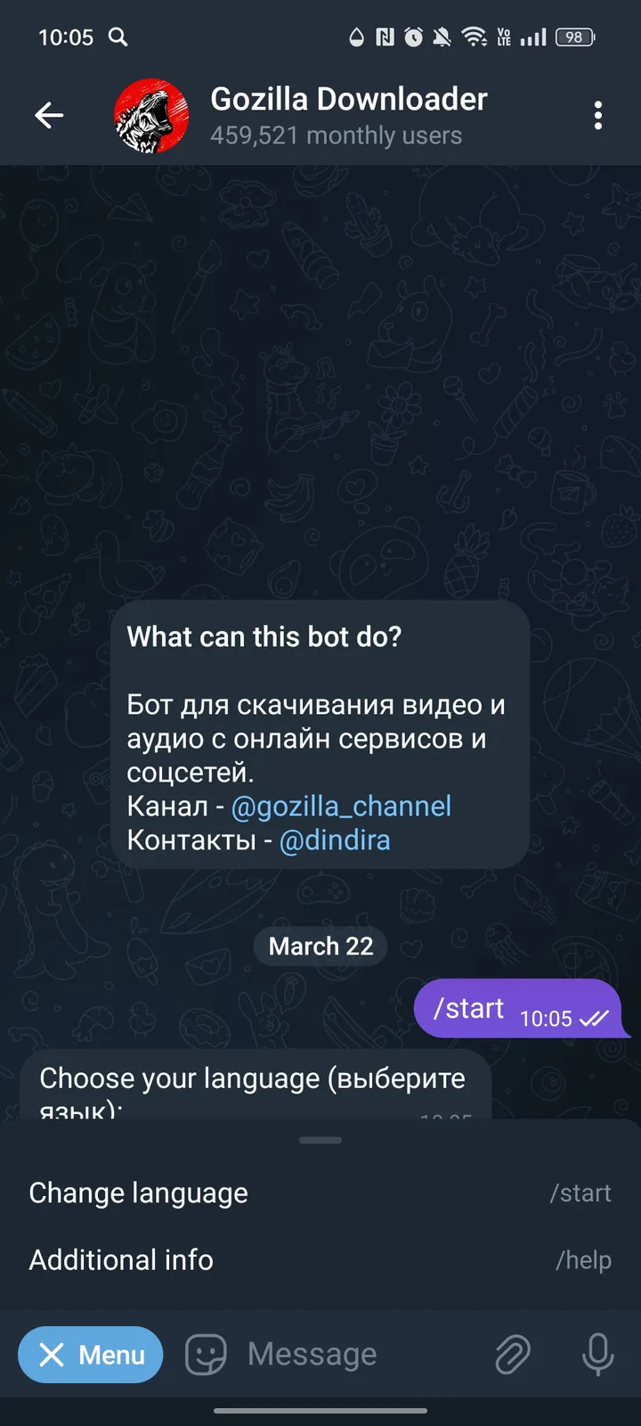 Gozilla Downloader screenshot 2