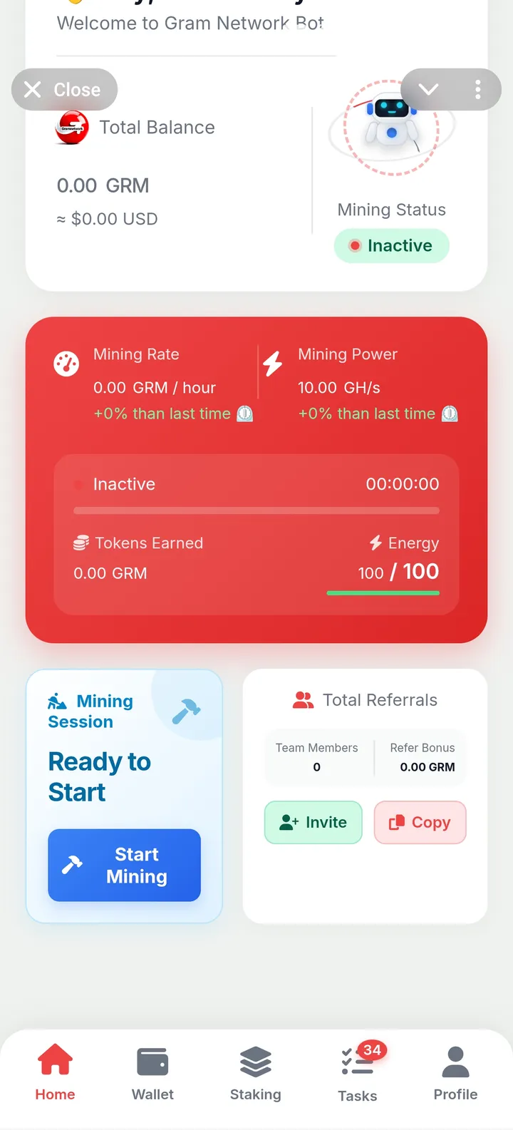 Gram Network screenshot 1