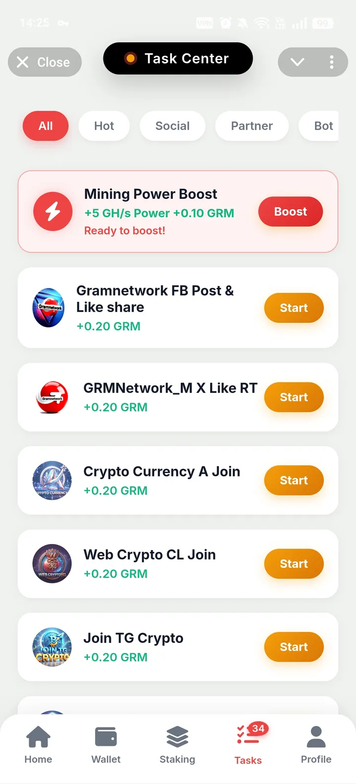 Gram Network screenshot 4