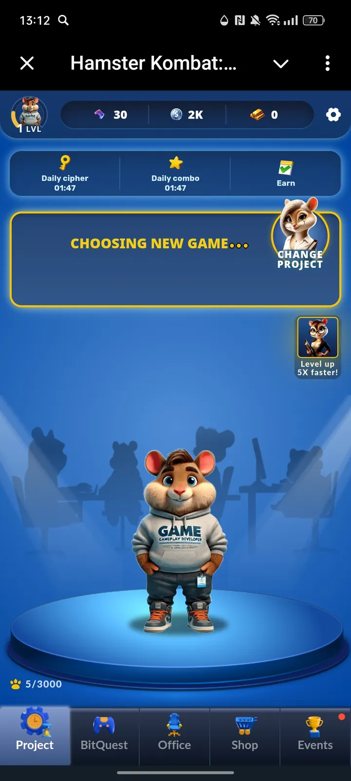 Hamster Game Dev screenshot 1