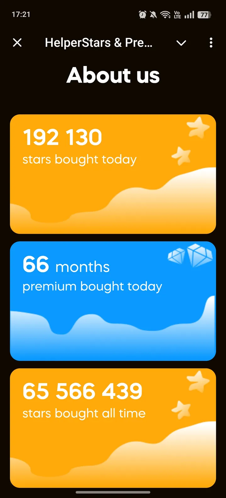 HelperStars & Premium screenshot 3