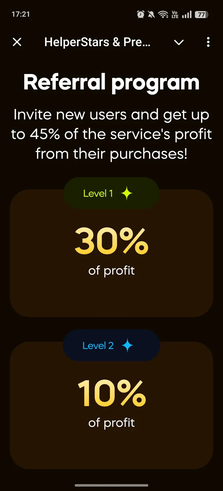 HelperStars & Premium screenshot 4