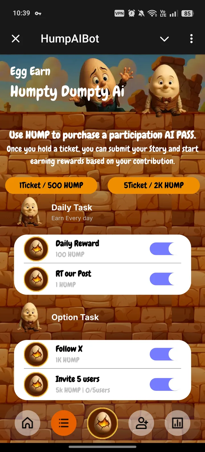HumpAIBot screenshot 2