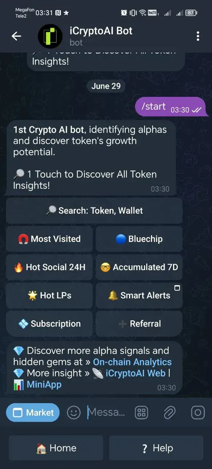 iCryptoAI Bot screenshot 4