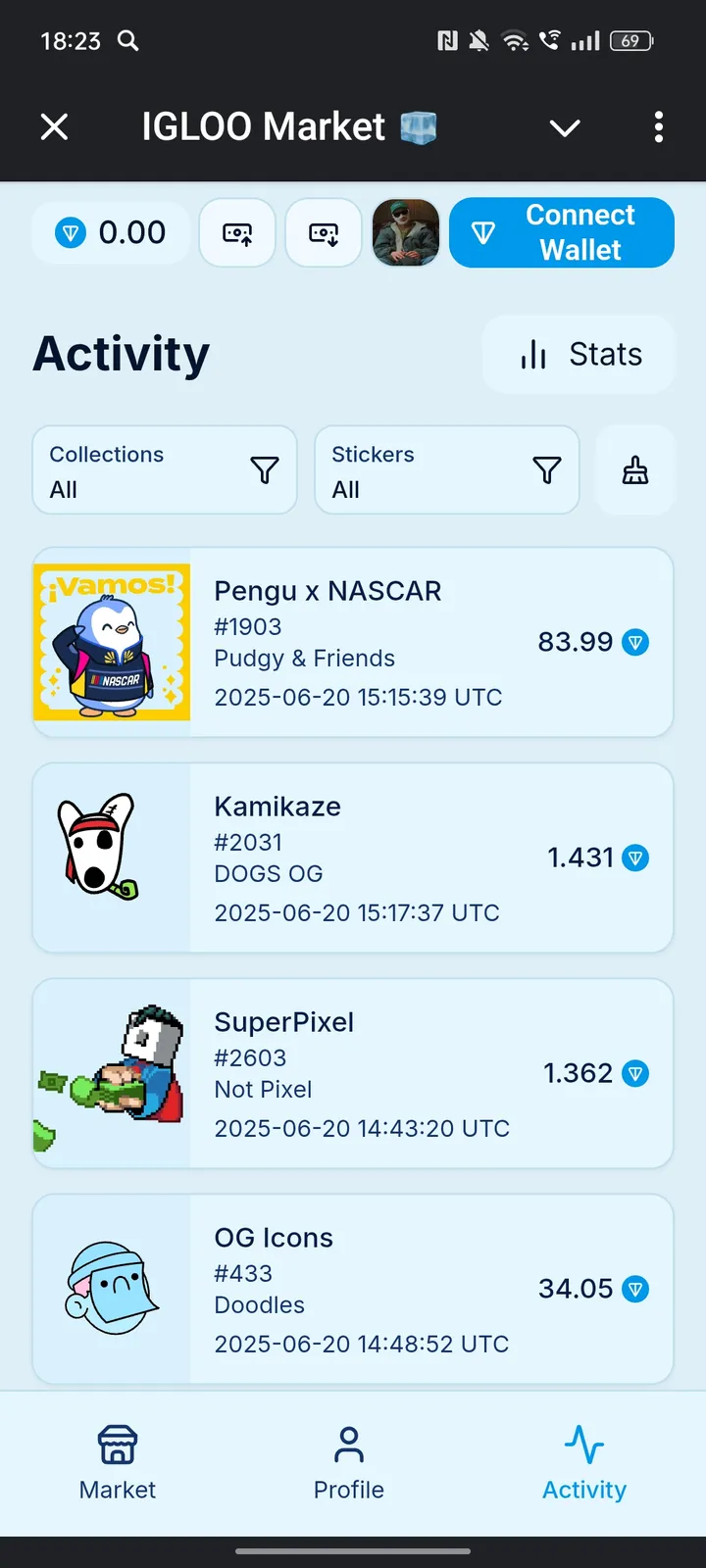Igloo Market Bot screenshot 3