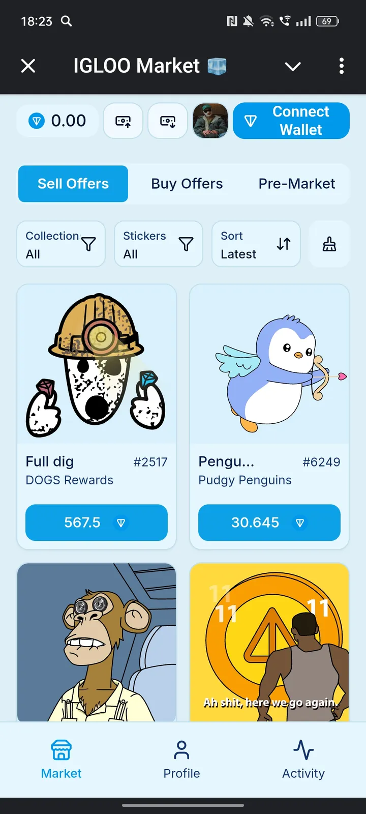 Igloo Market Bot screenshot 1