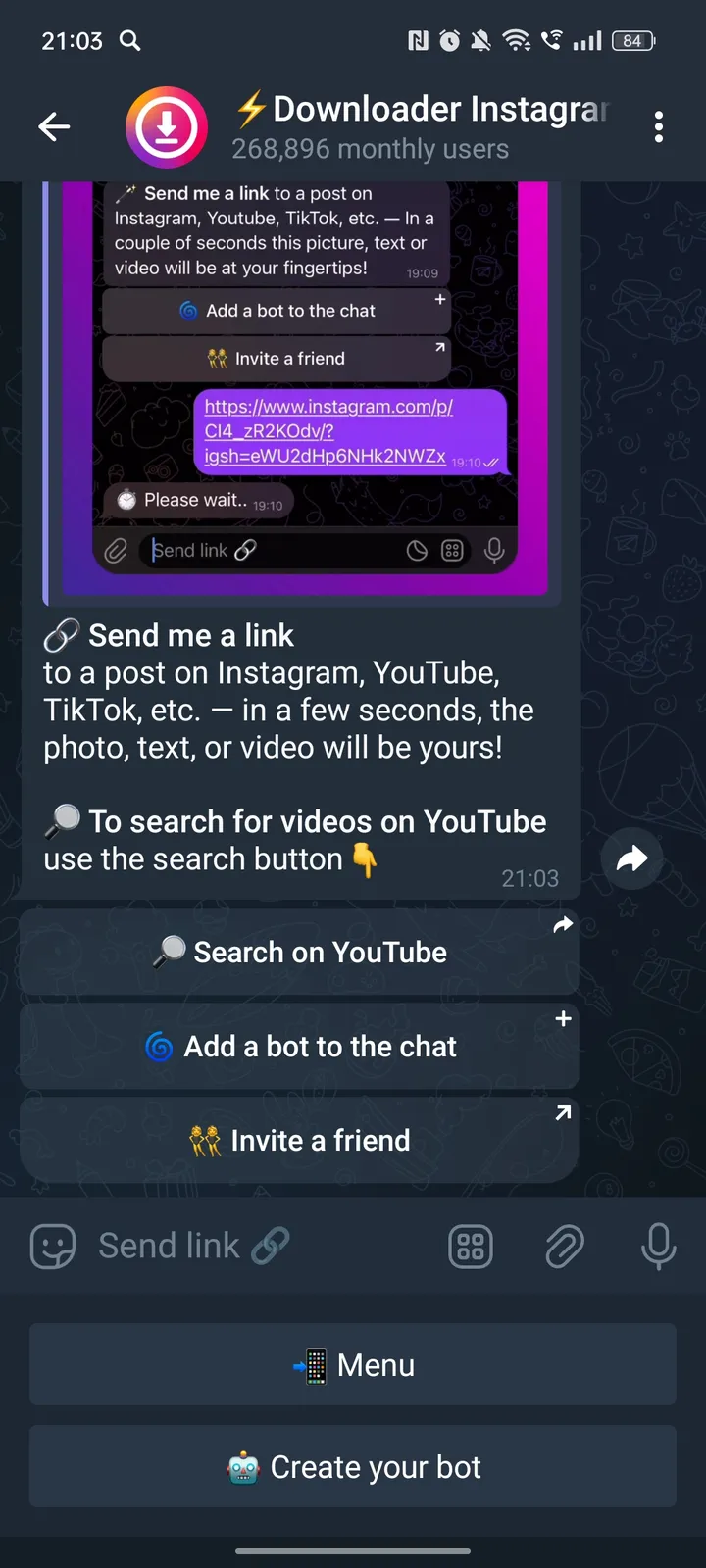Downloader Instagram, TikTok, Pinterest screenshot 2