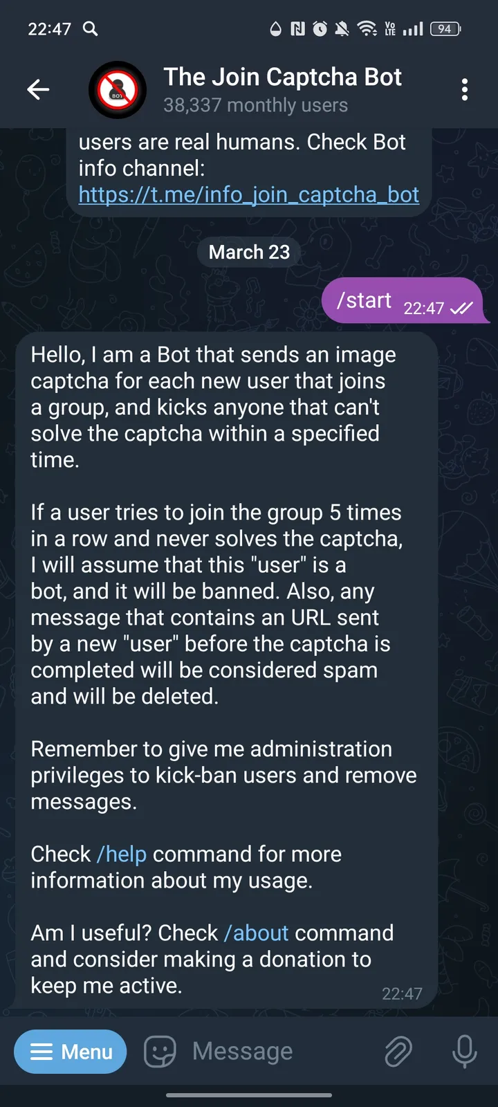 Join Captcha screenshot 2