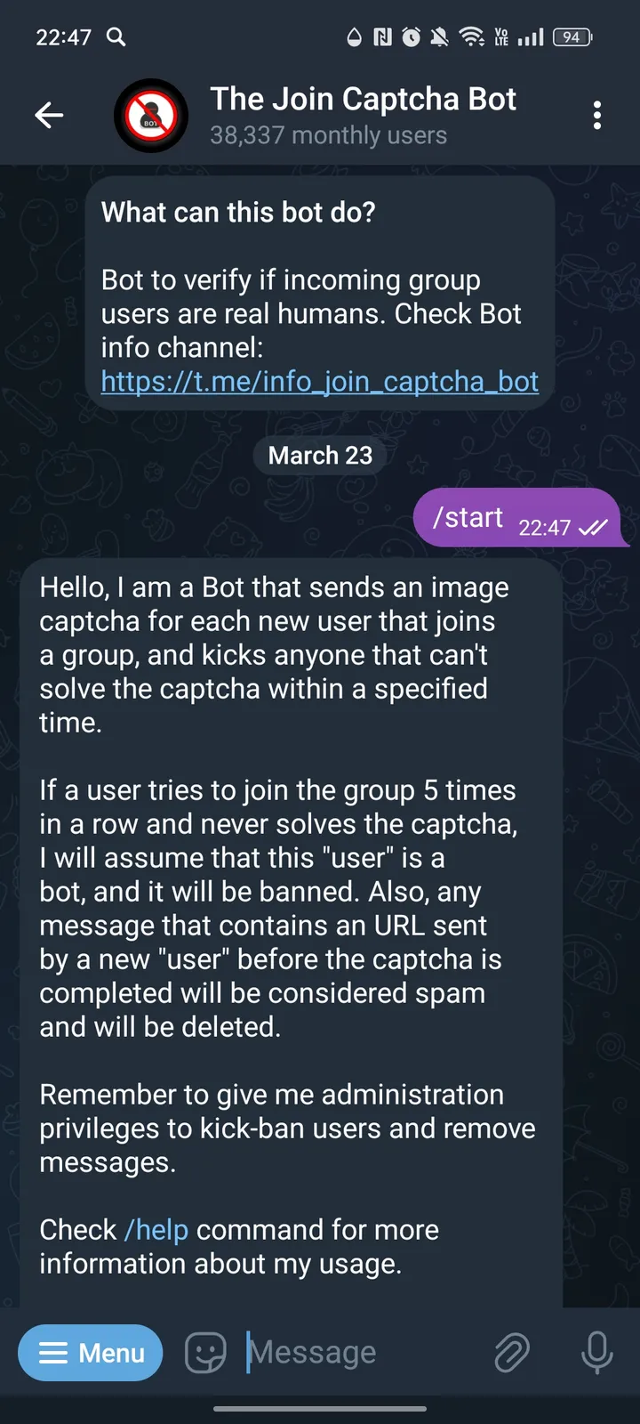 Join Captcha screenshot 1
