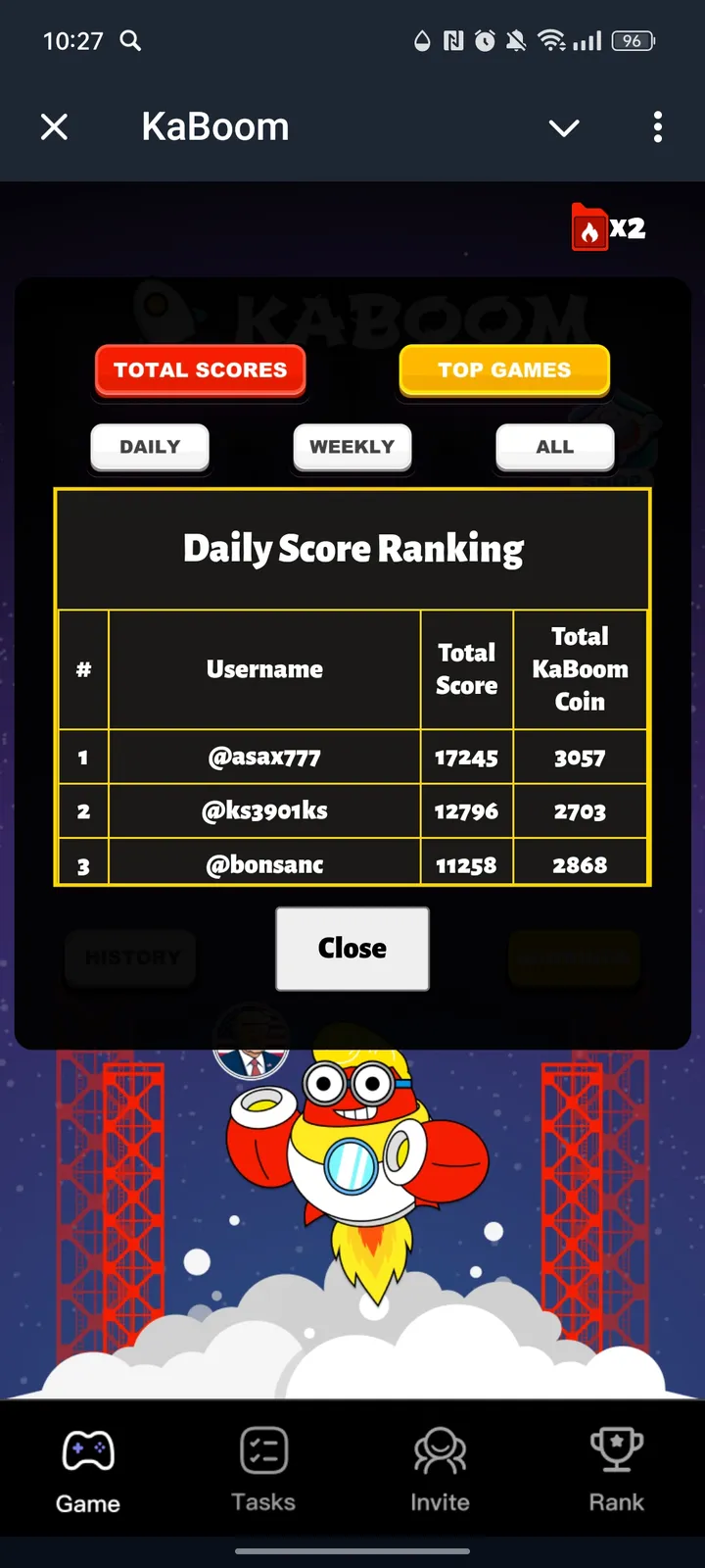 KaBoom screenshot 3