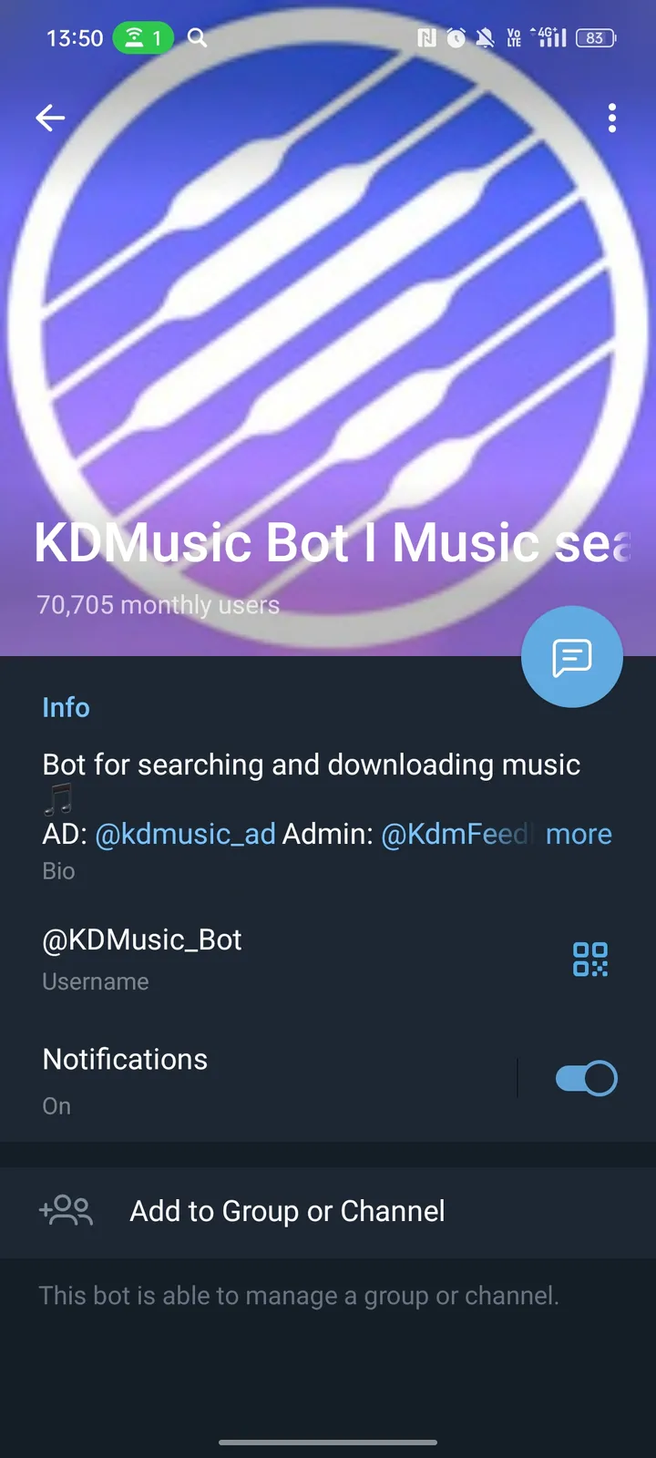 KDMusic Bot I Music search screenshot 4