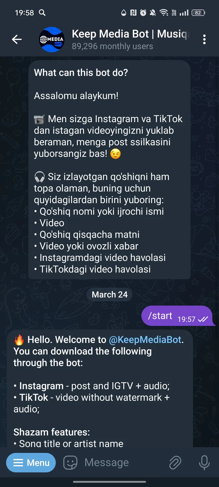 Keep Media Bot screenshot 1