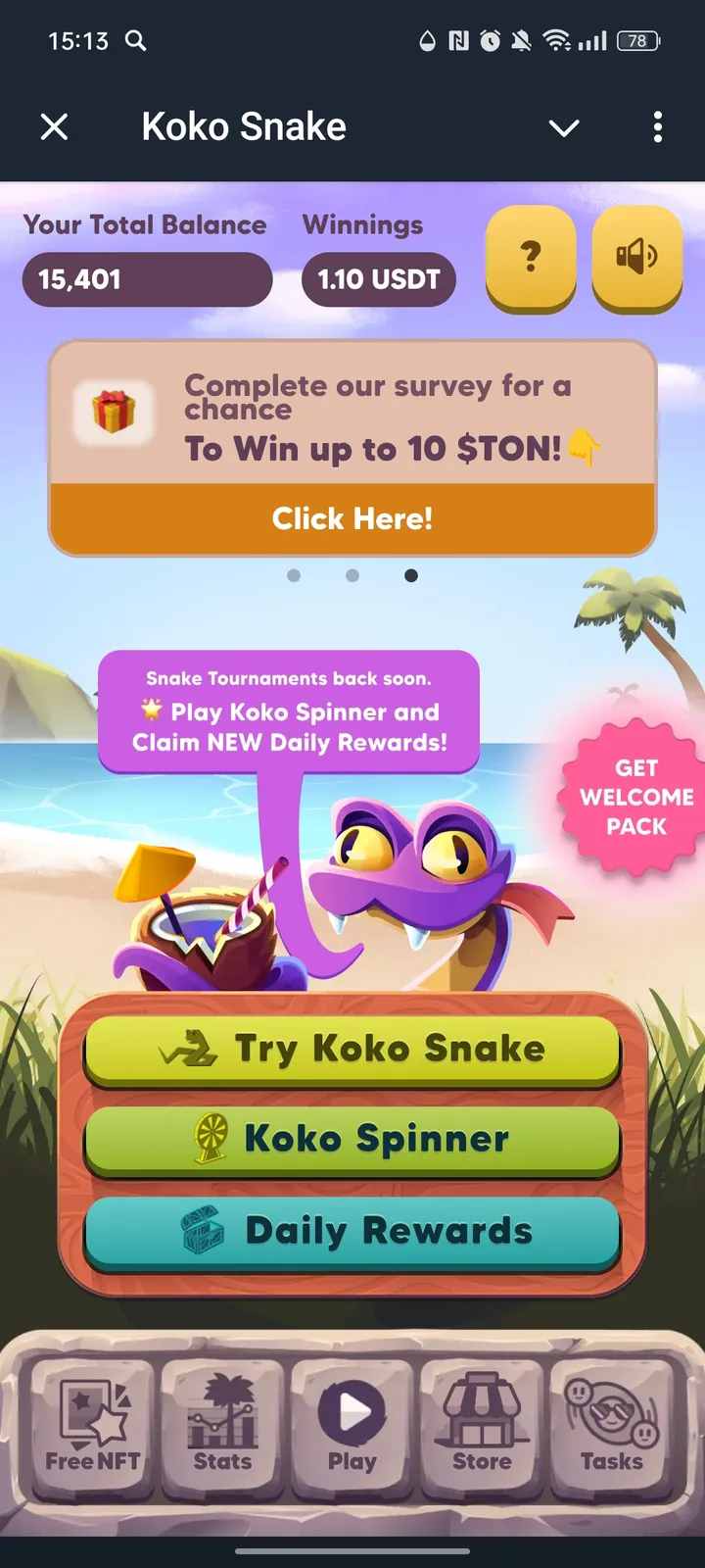 Koko Snake screenshot 1