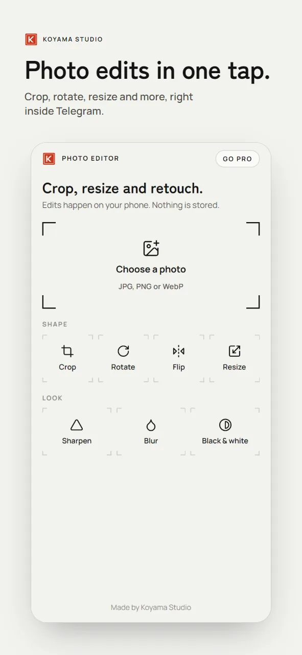 Photo Editor: Crop and Resize screenshot 1