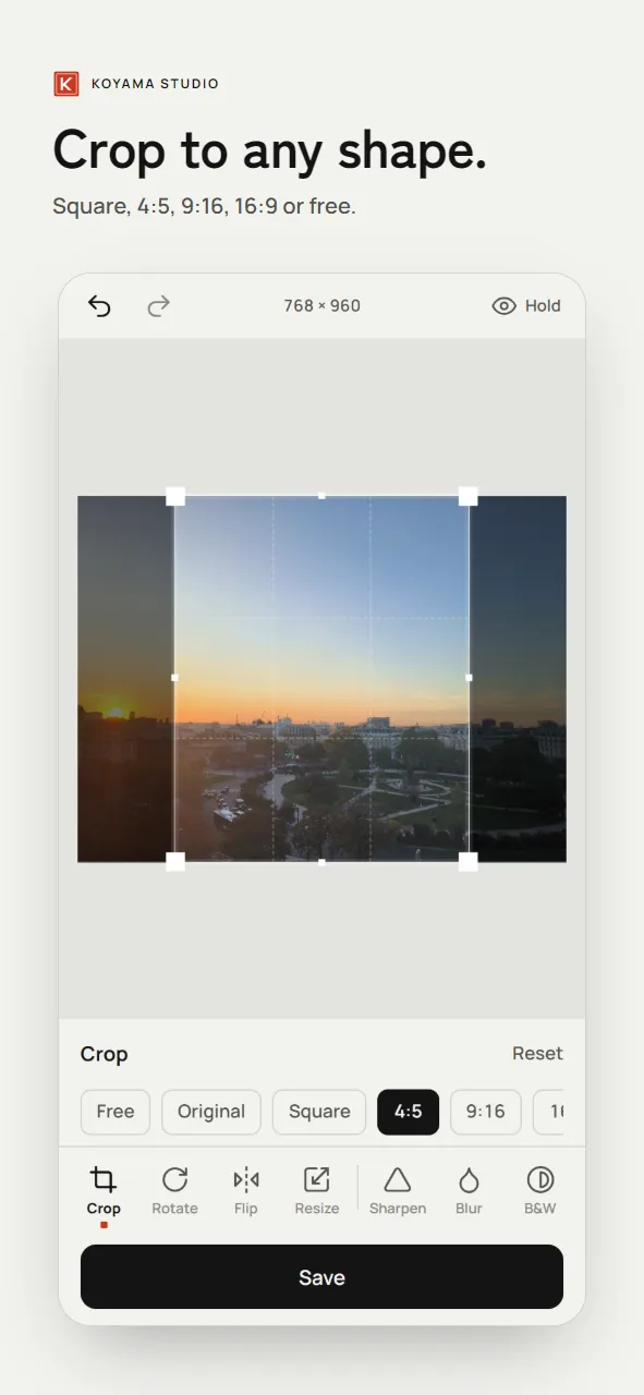 Photo Editor: Crop and Resize screenshot 2
