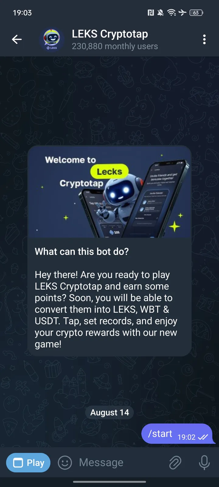 LEKS Cryptotap screenshot 2