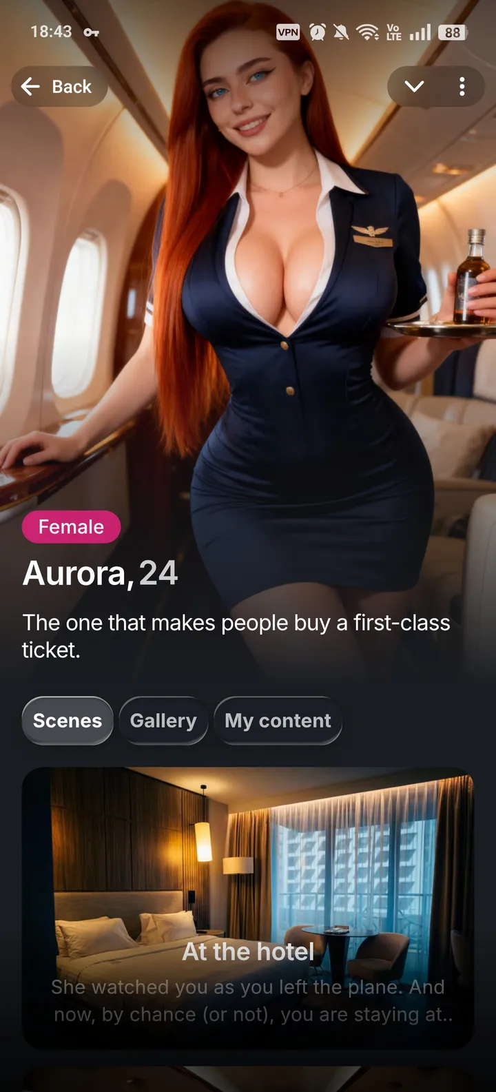 How Luna AI (18+) looks
