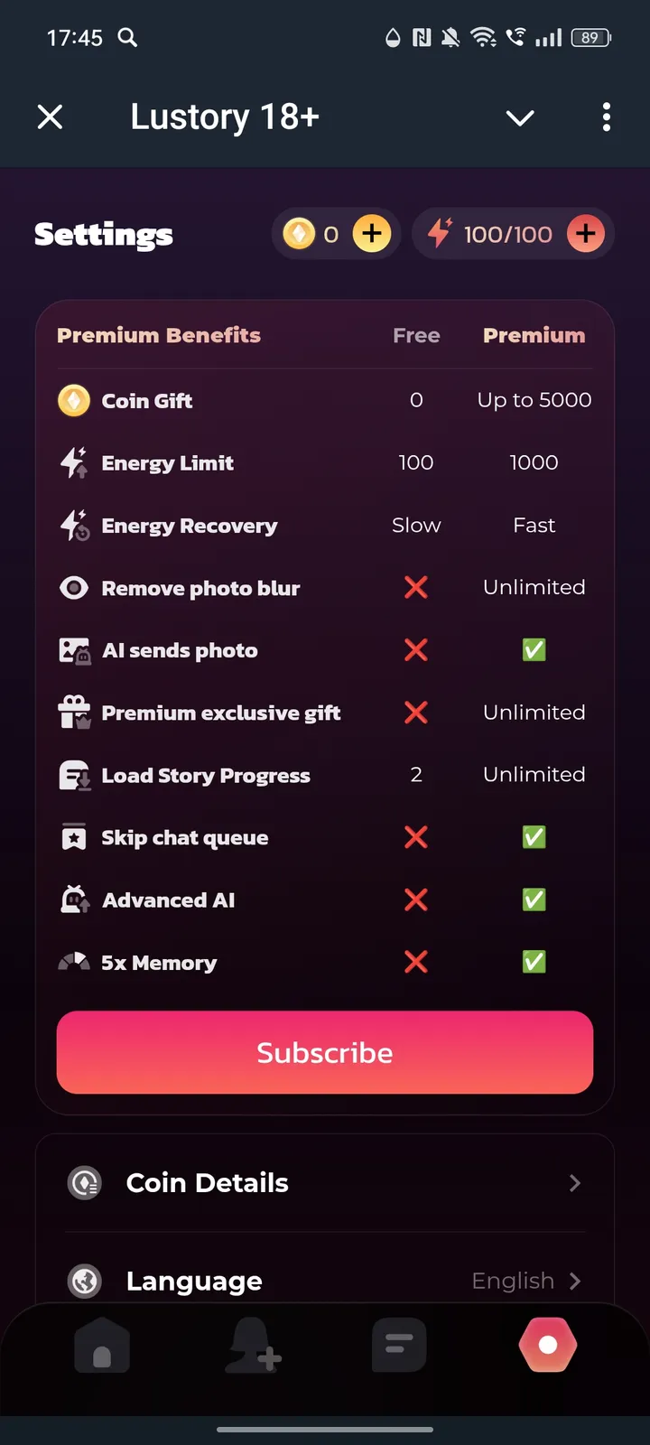 Lustory screenshot 4