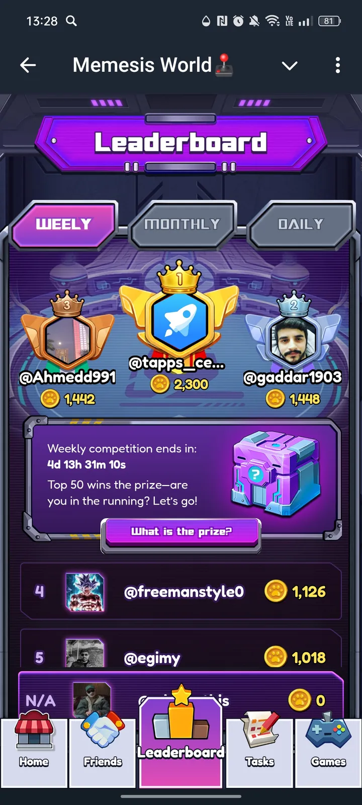 Memesis World Bot screenshot 3
