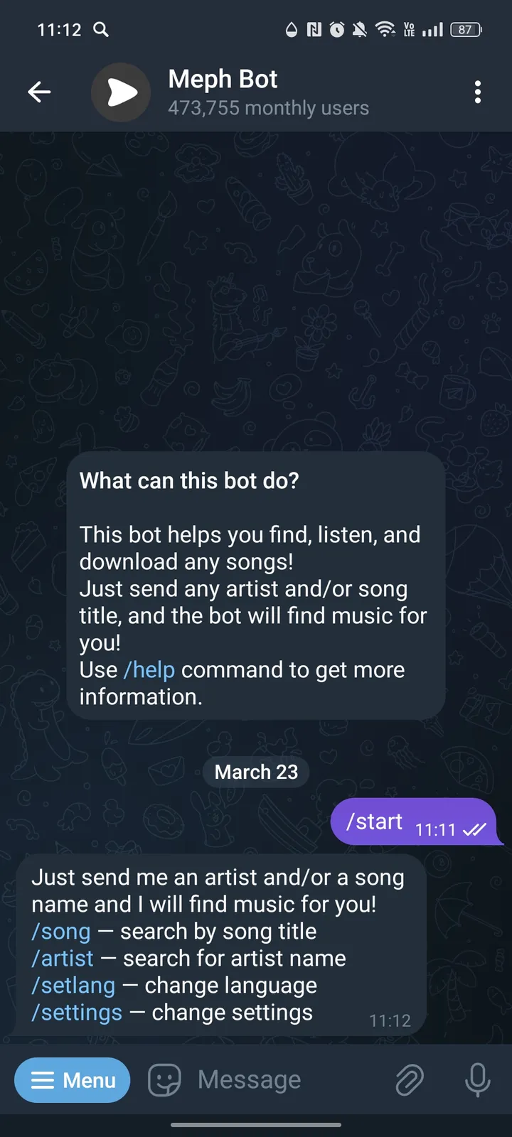 Meph screenshot 1