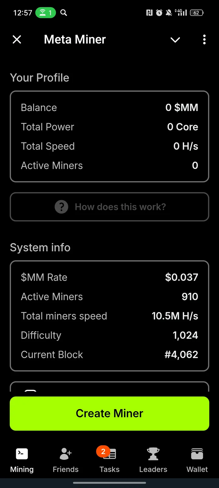 Meta Miner screenshot 1