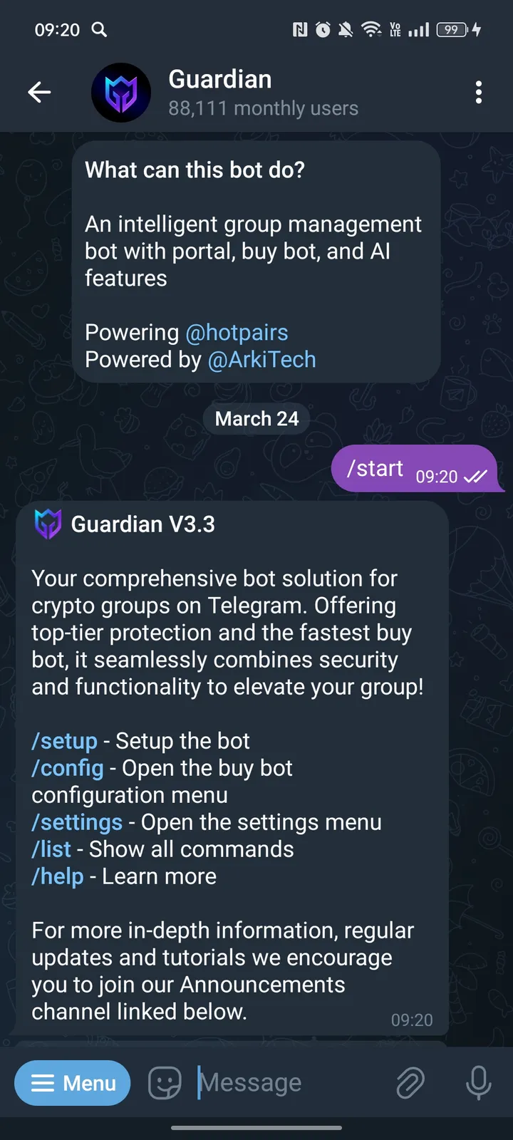 Guardian screenshot 1