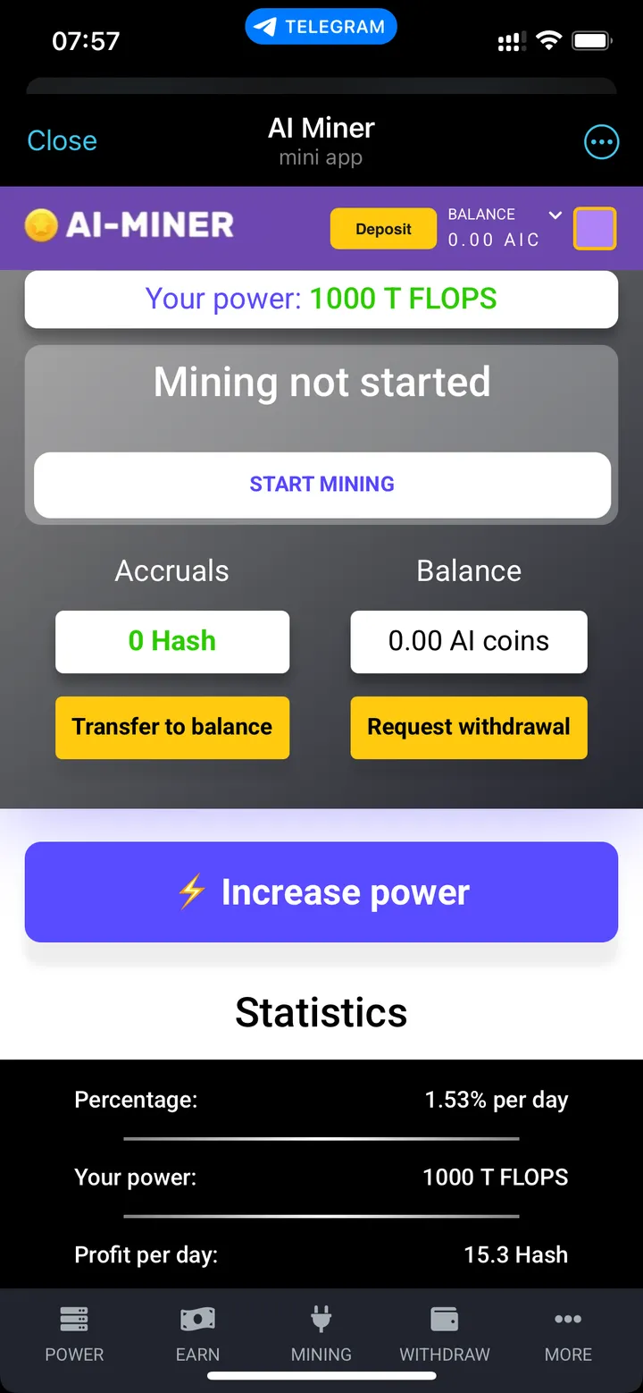 AI Miner screenshot 4