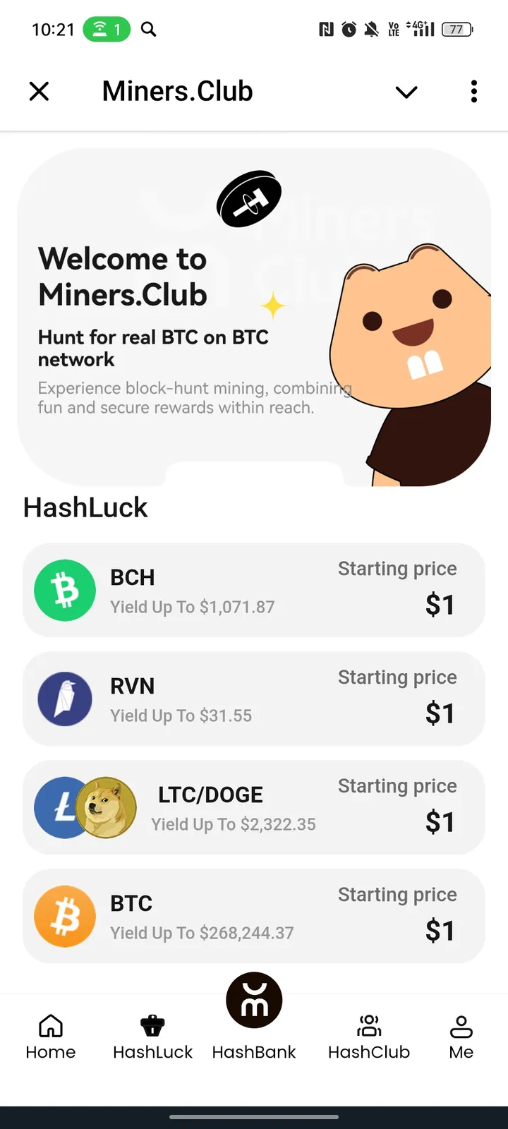 Miners.Club screenshot 2