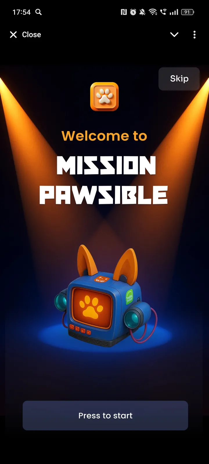 Как выглядит MissionPawsible