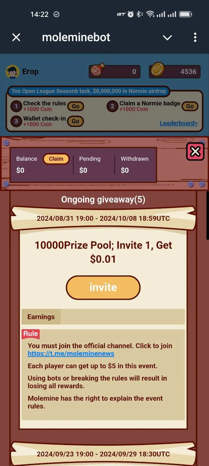 MoleMine screenshot 1