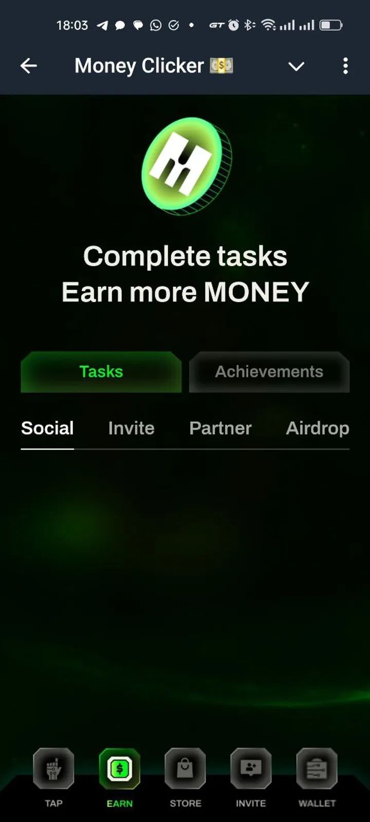 Как выглядит Money Clicking