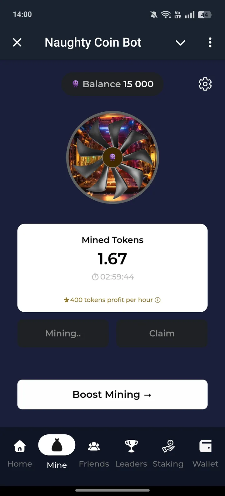 Naughty Coin Bot screenshot 3