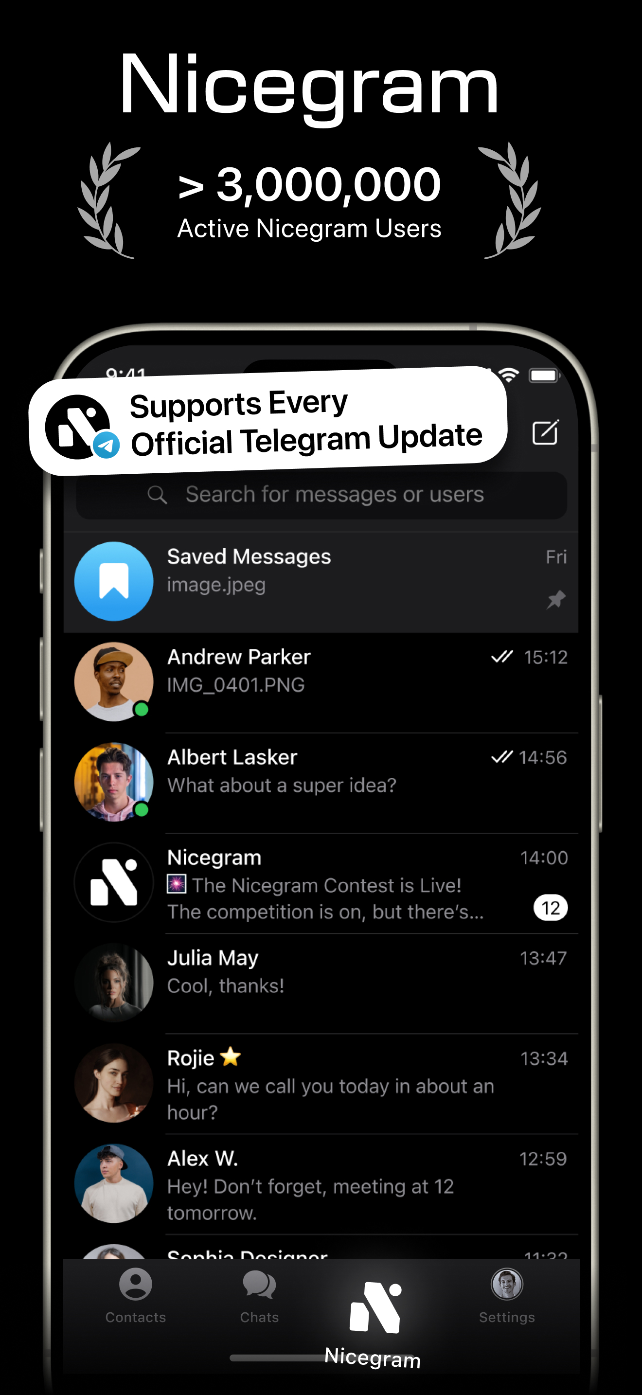 Nicegram unblock bot screenshot 1