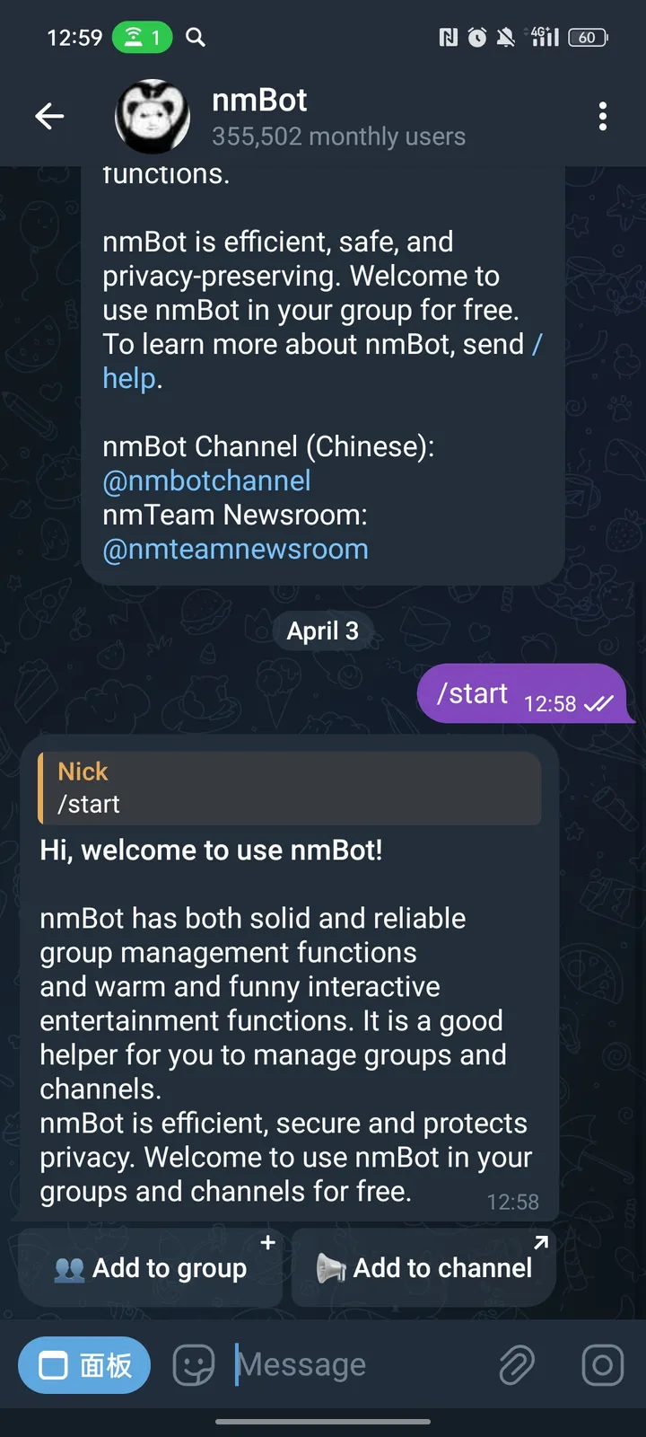 How nmBot looks