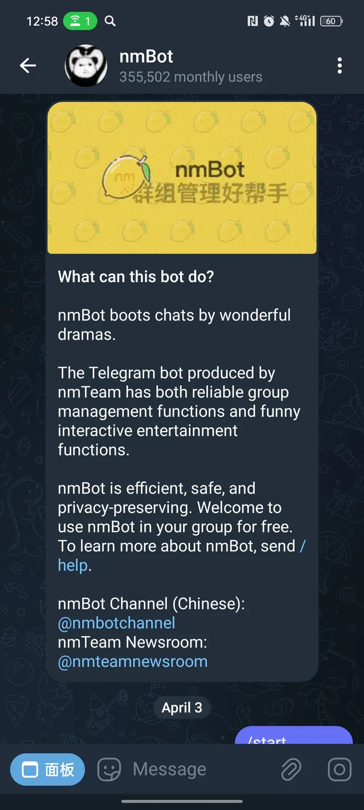 How nmBot looks