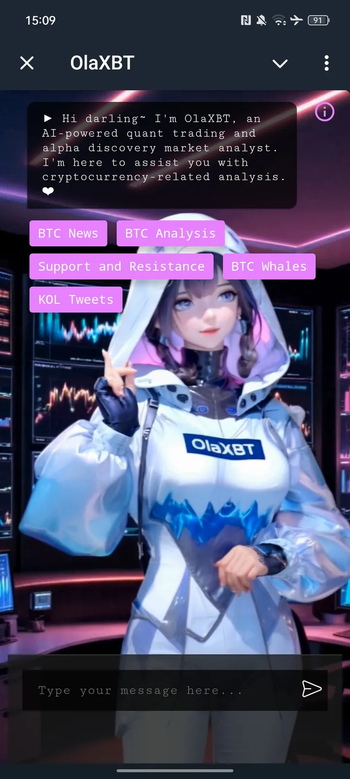 OlaXBT screenshot 1