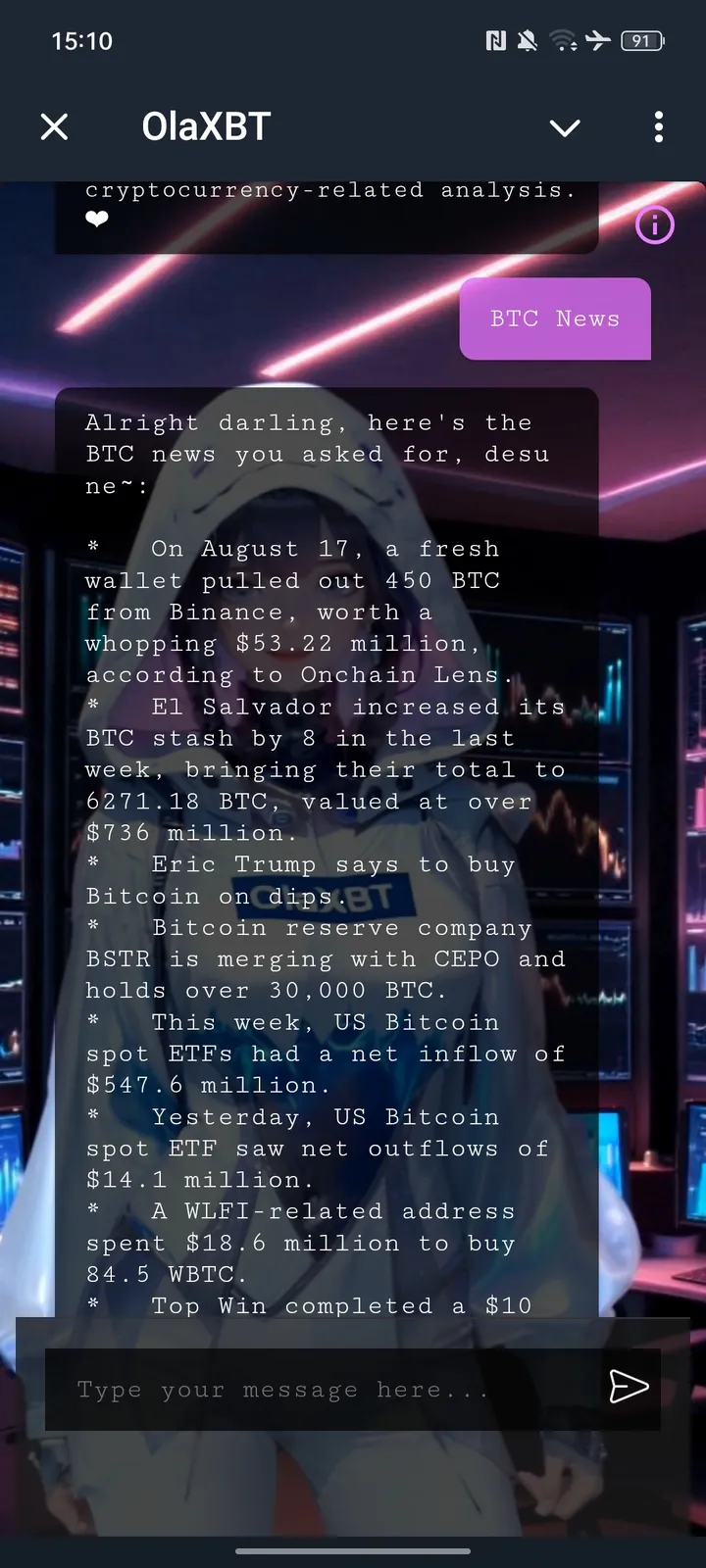 OlaXBT screenshot 3