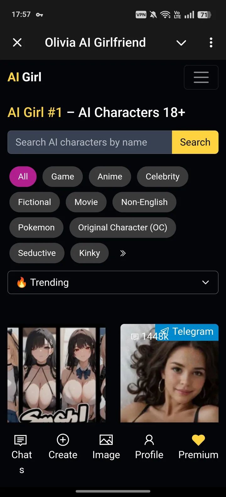Olivia AI Girlfriend screenshot 1