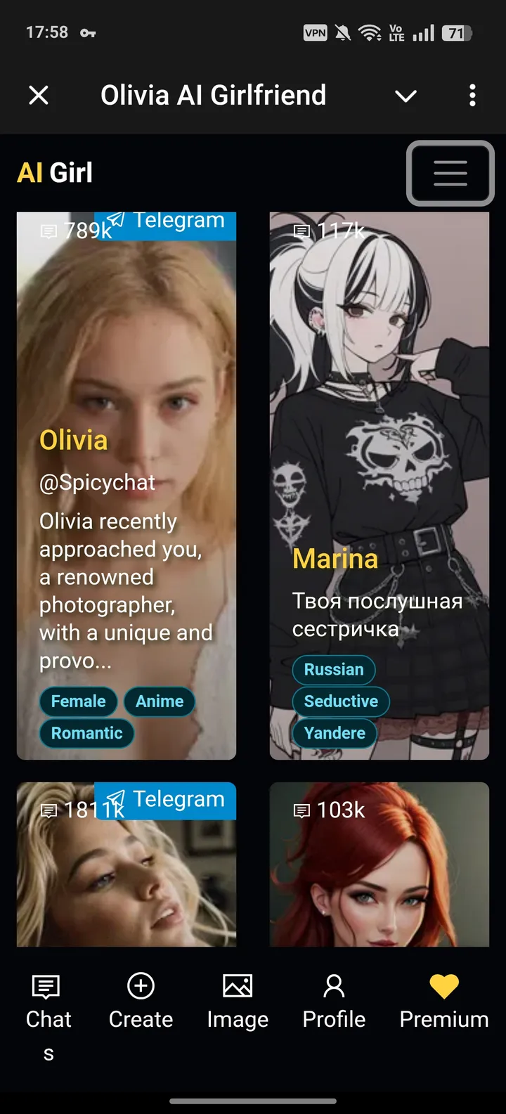 Olivia AI Girlfriend screenshot 4