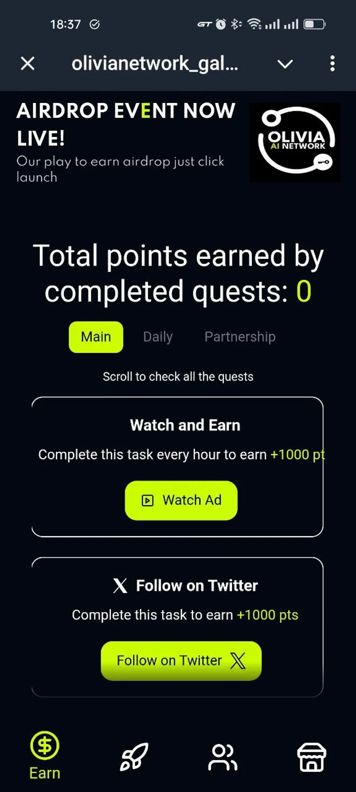 Olivia Network Galaxy Blaster screenshot 3