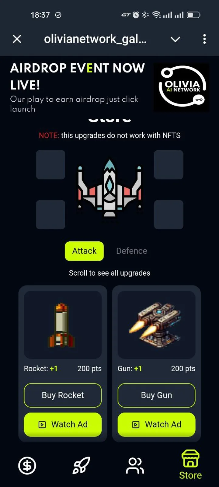 Olivia Network Galaxy Blaster screenshot 1