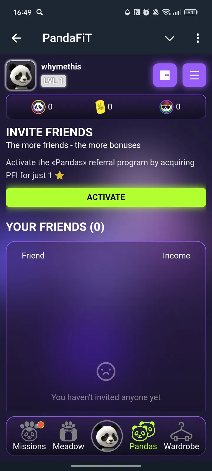 PandaFiT screenshot 3