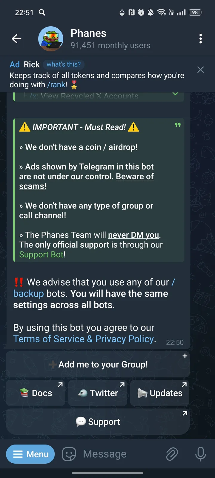 Phanes screenshot 2
