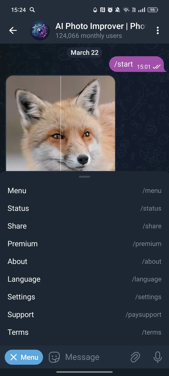 PhotoFixerBot screenshot 3