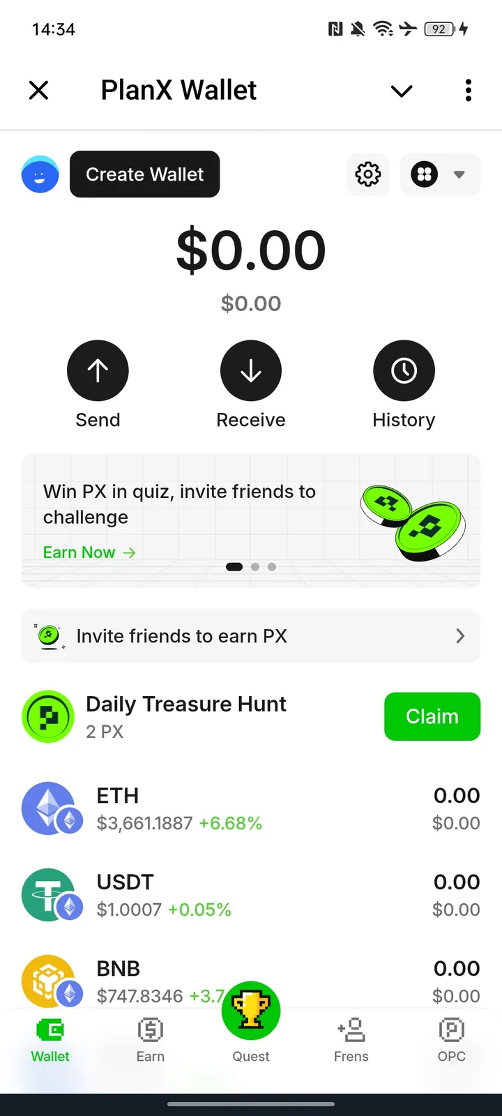 PlanX Wallet screenshot 3