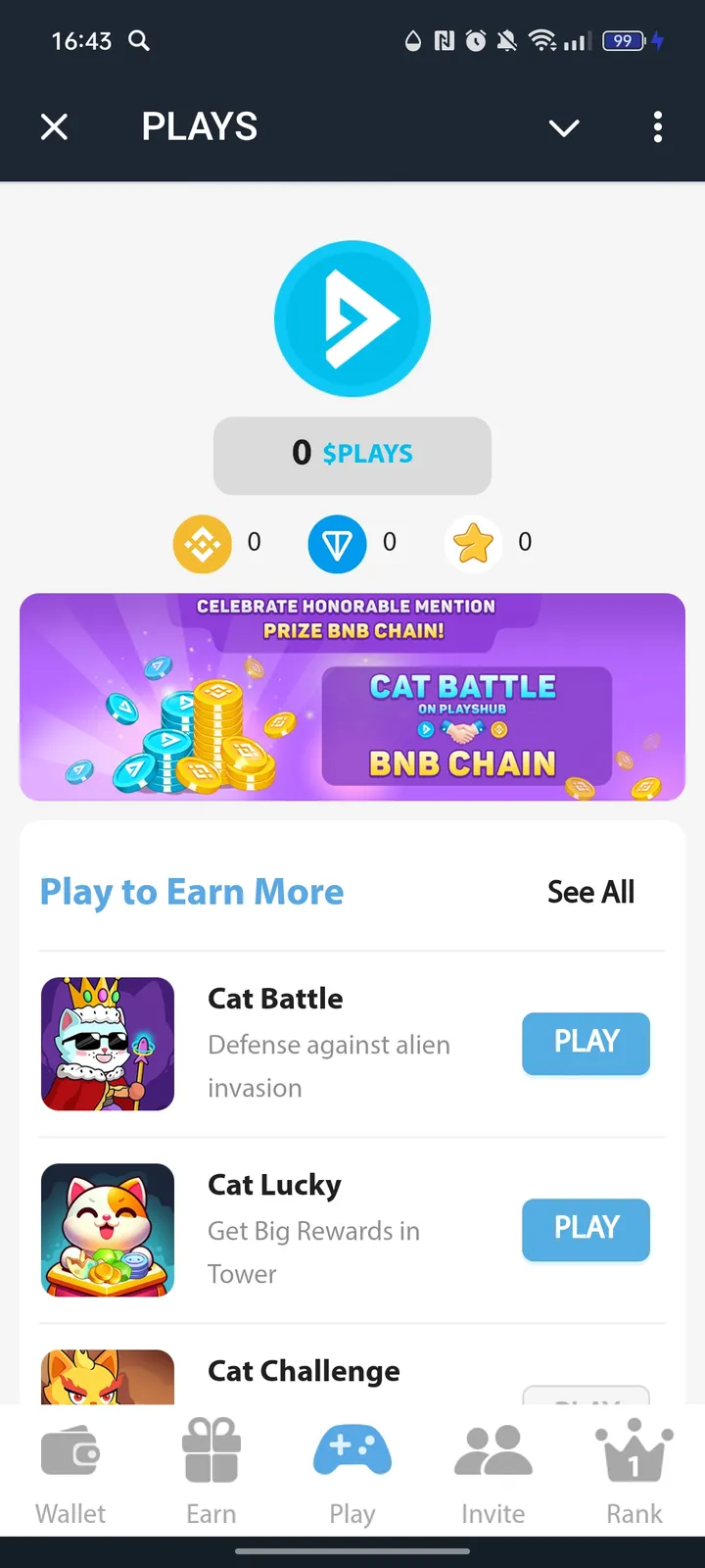 PLAYS Hub screenshot 1